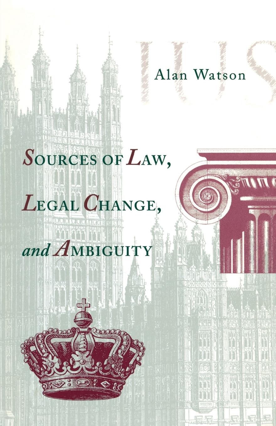Book cover image for Sources of Law, Legal Change, and Ambiguity ISBN: 9781512821567